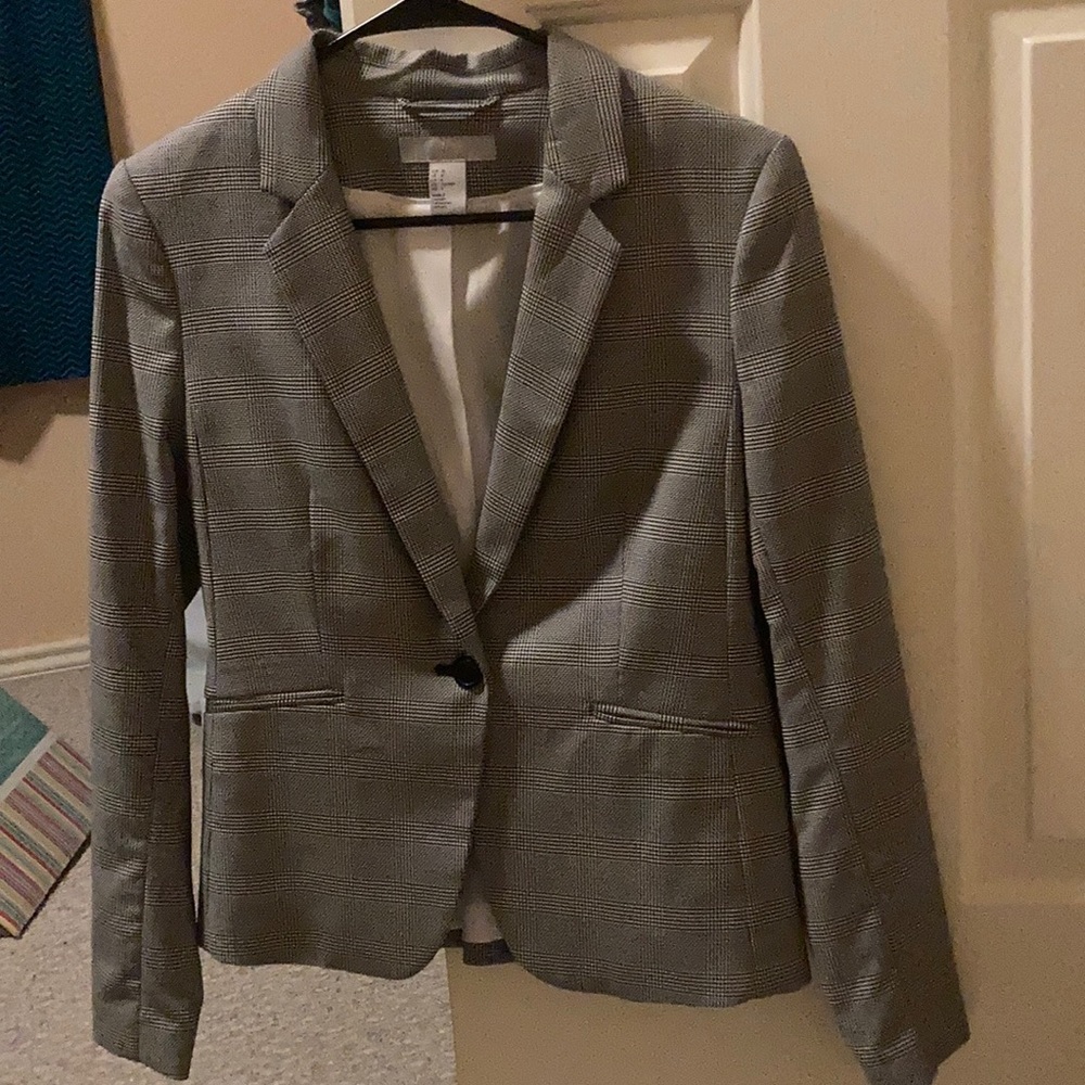 H&M Blazer Plaid